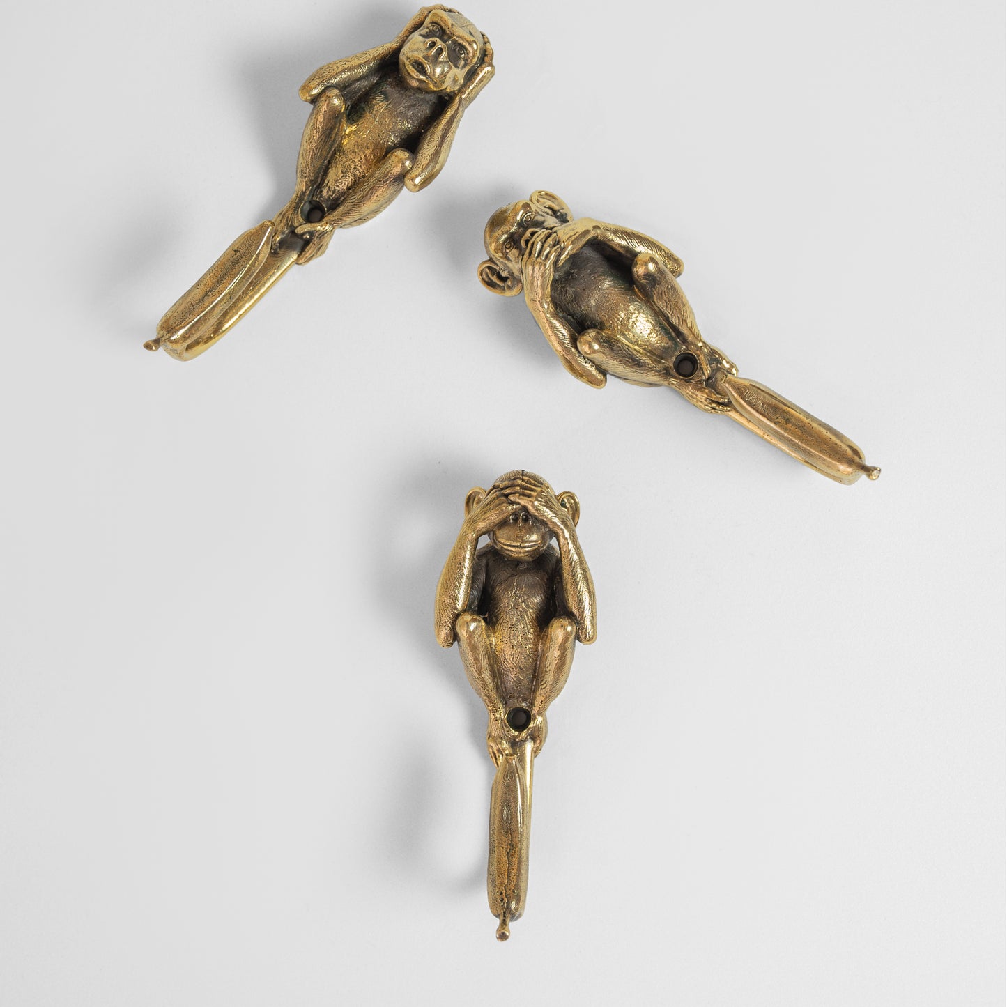 Set of Three Monkeys “See No Evil, Hear No Evil, Speak No Evil”