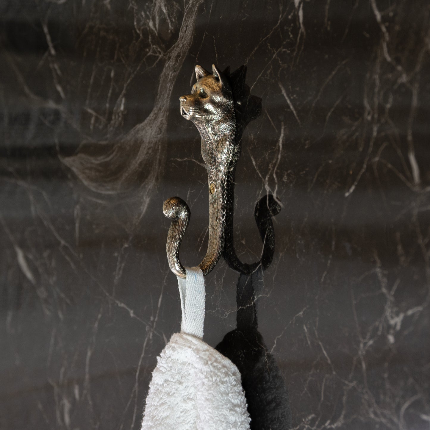 Handmade Wall Hook "Akita Dog"