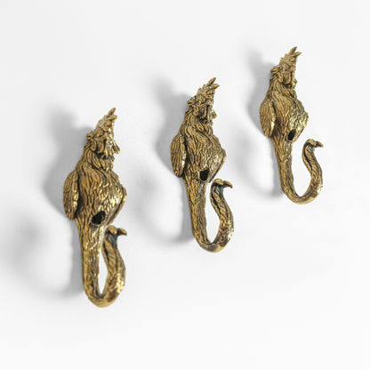 Handmade Wall Hook "Rooster"