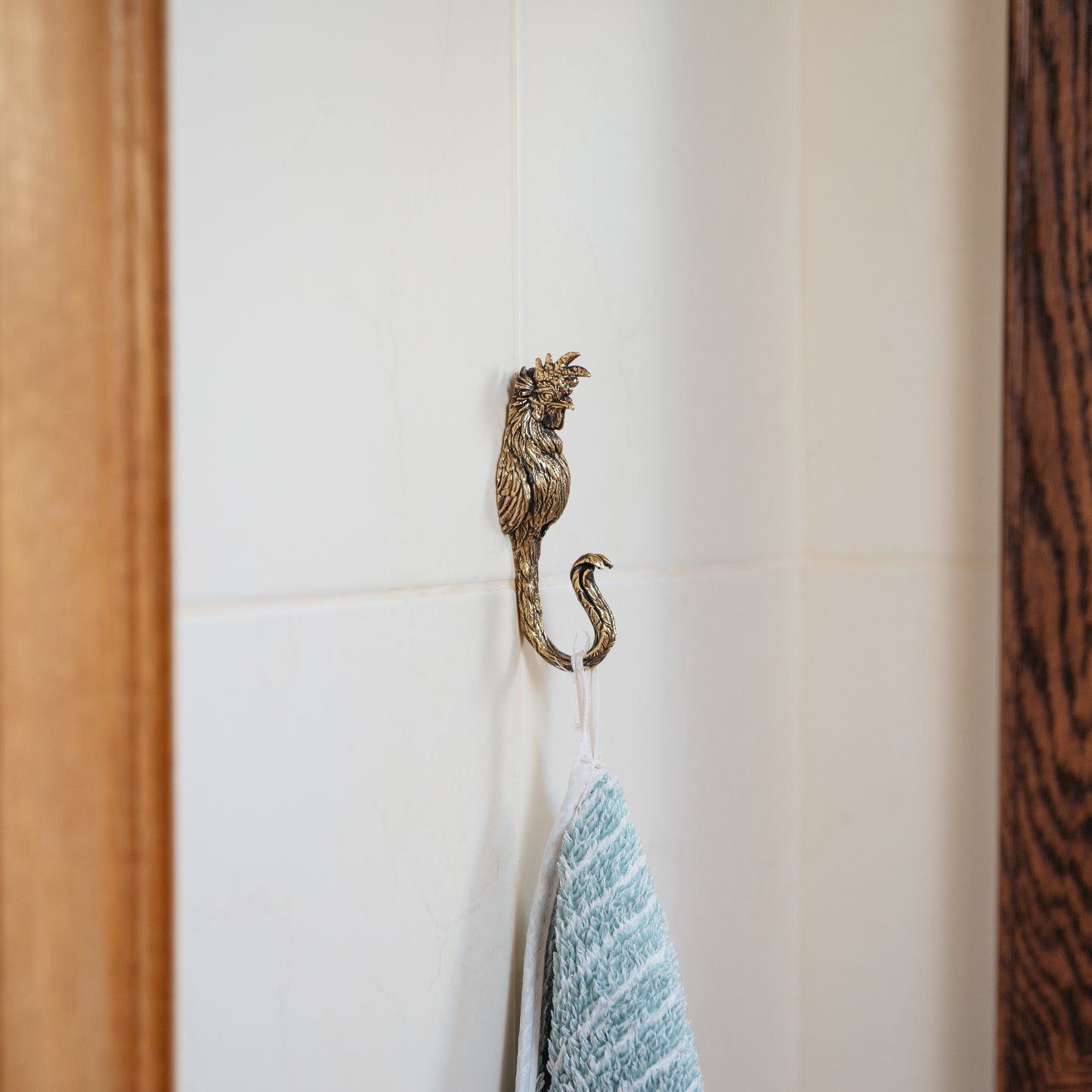 Handmade Wall Hook "Rooster"