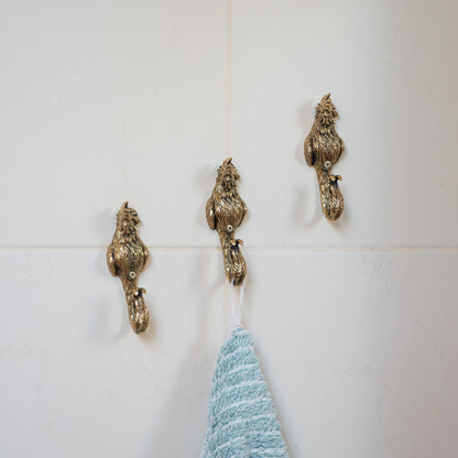 Handmade Wall Hook "Rooster"