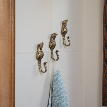 Handmade Wall Hook "Rooster"