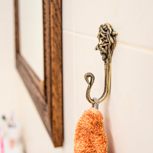 Handmade wall hook "Medusa"