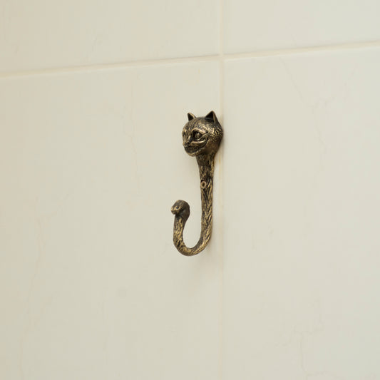 Handmade Wall Hook "Cheshire Cat"