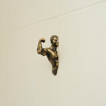 Handmade Wall Hook "Bodybuilder"