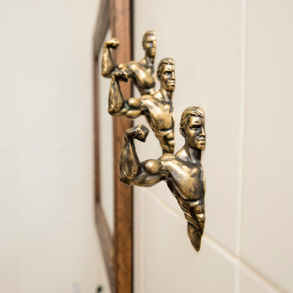 Handmade Wall Hook "Bodybuilder"