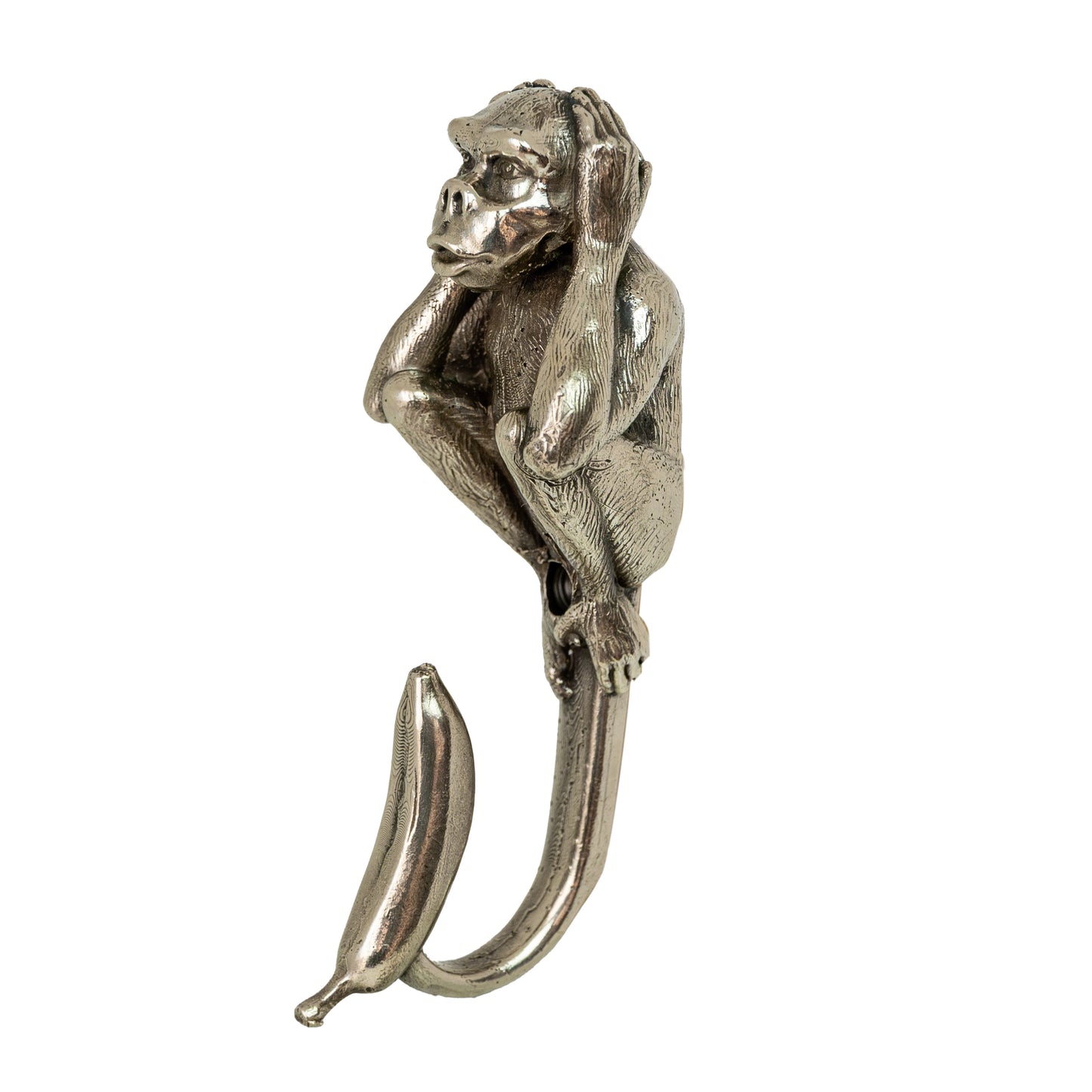 Set of three Handmade Wall Hooks "See No Evil, Hear No Evil, Speak No Evil"