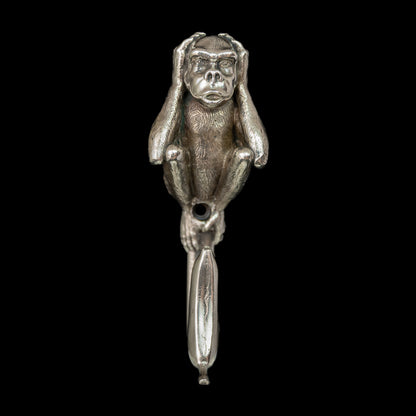 Set of three Handmade Wall Hooks "See No Evil, Hear No Evil, Speak No Evil"