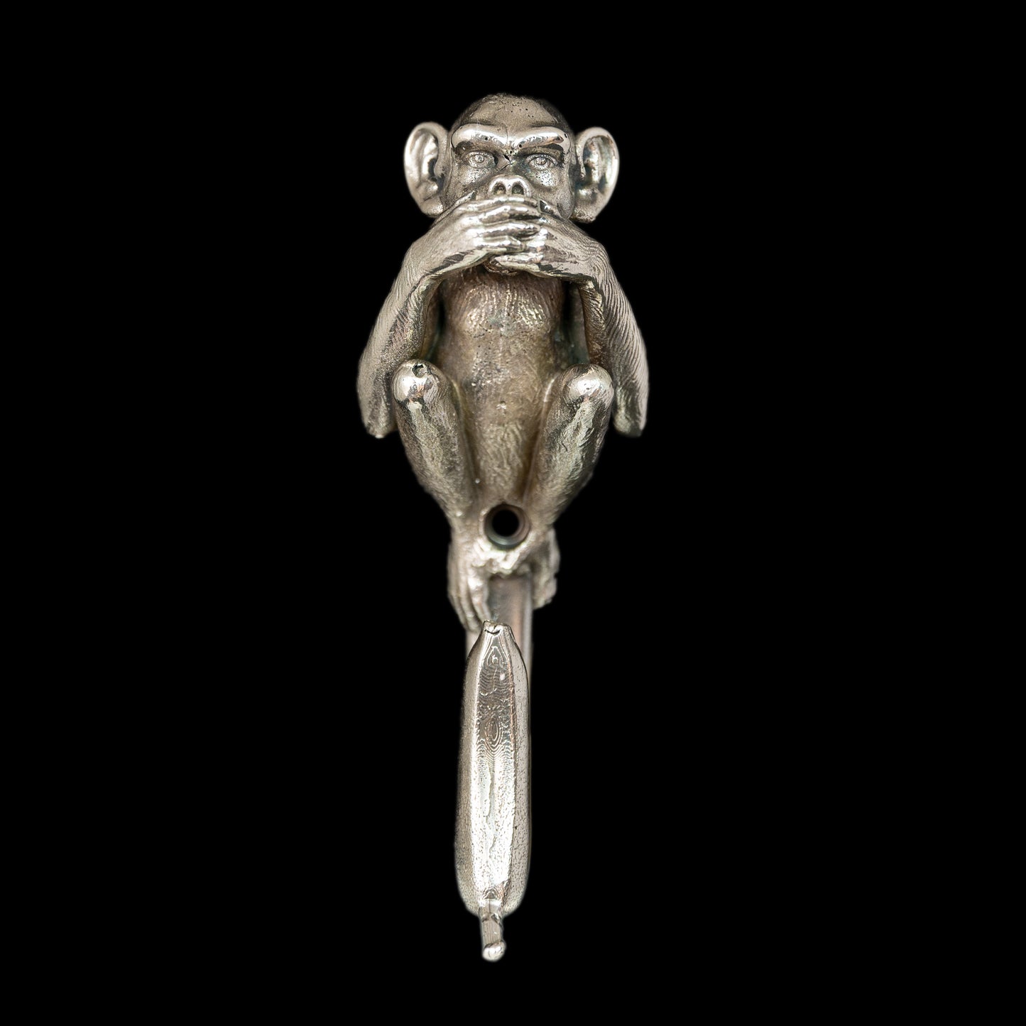 Set of three Handmade Wall Hooks "See No Evil, Hear No Evil, Speak No Evil"