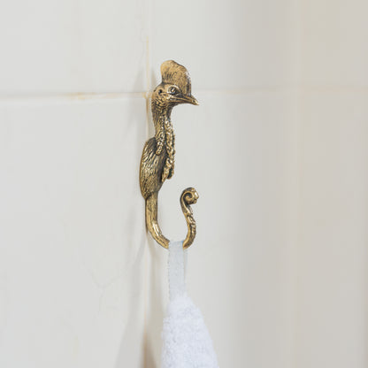 Handmade Wall Hook "Cassowary"