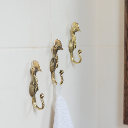 Handmade Wall Hook "Cassowary"