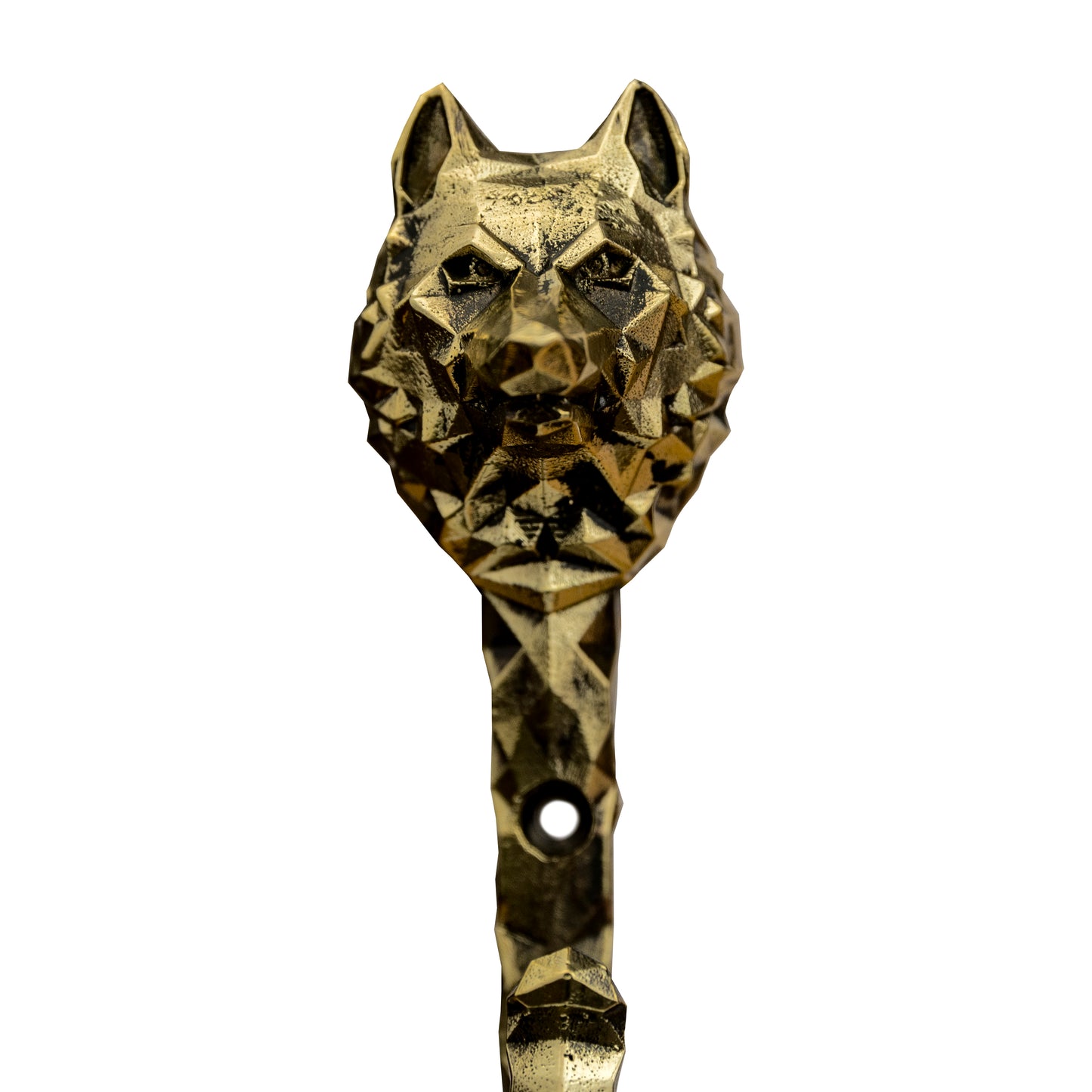 Handmade Wall Hook "Wolf Diamond"