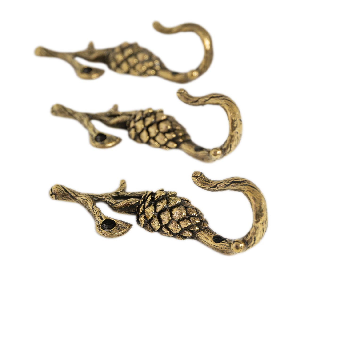 Handmade Wall Hook "pine cone"