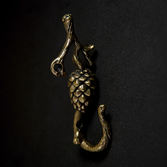 Handmade Wall Hook "pine cone"