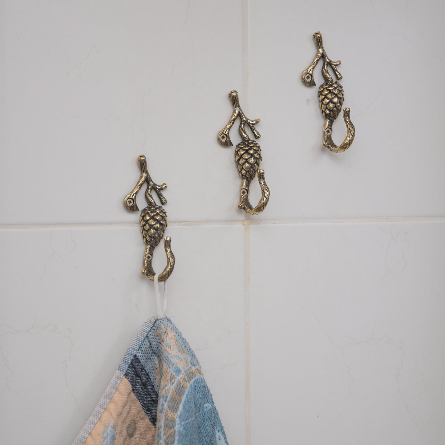 Handmade Wall Hook "pine cone"