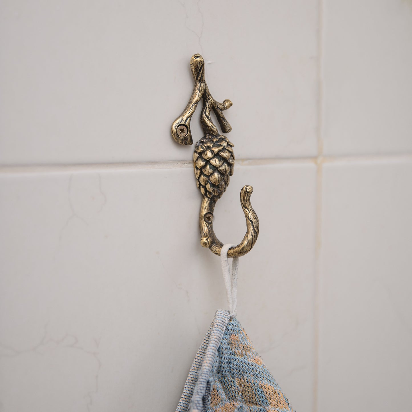 Handmade Wall Hook "pine cone"