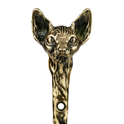 Handmade Wall Hook "Sphinx Cat"