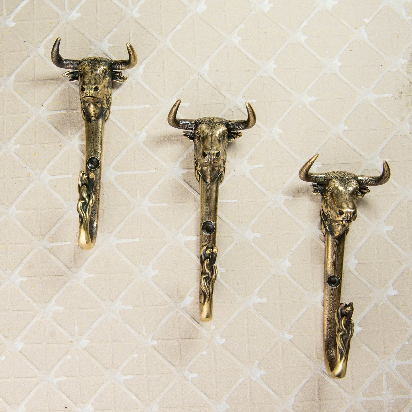 Handmade Wall Hook "Bull"