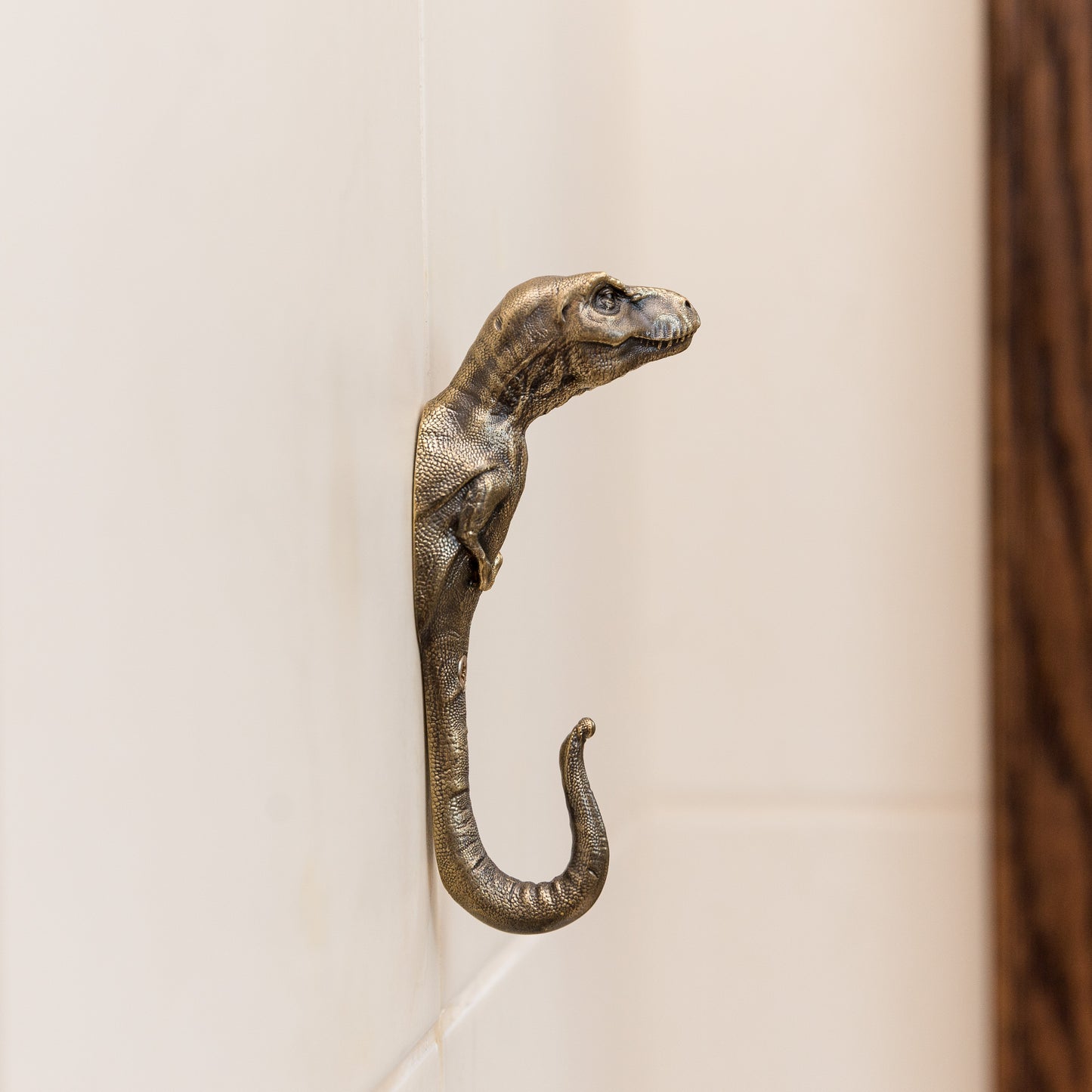 Handmade Wall Hook "T-Rex Dinosaur"