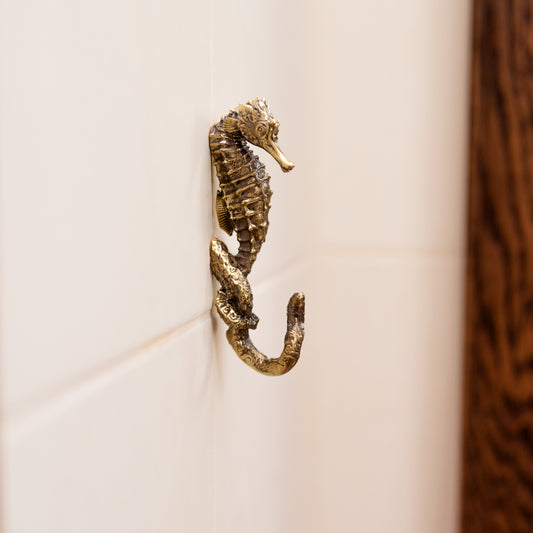 Handmade Wall Hook "Seahorse"