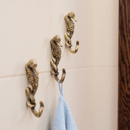 Handmade Wall Hook "Seahorse"