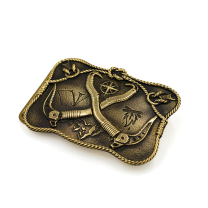 Brass buckle "Mountain climbing"