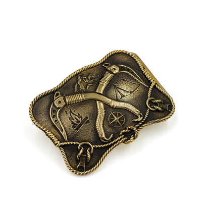 Brass buckle "Mountain climbing"