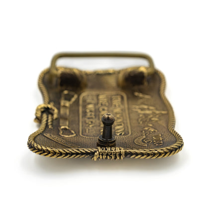 Brass buckle "Mountain climbing"