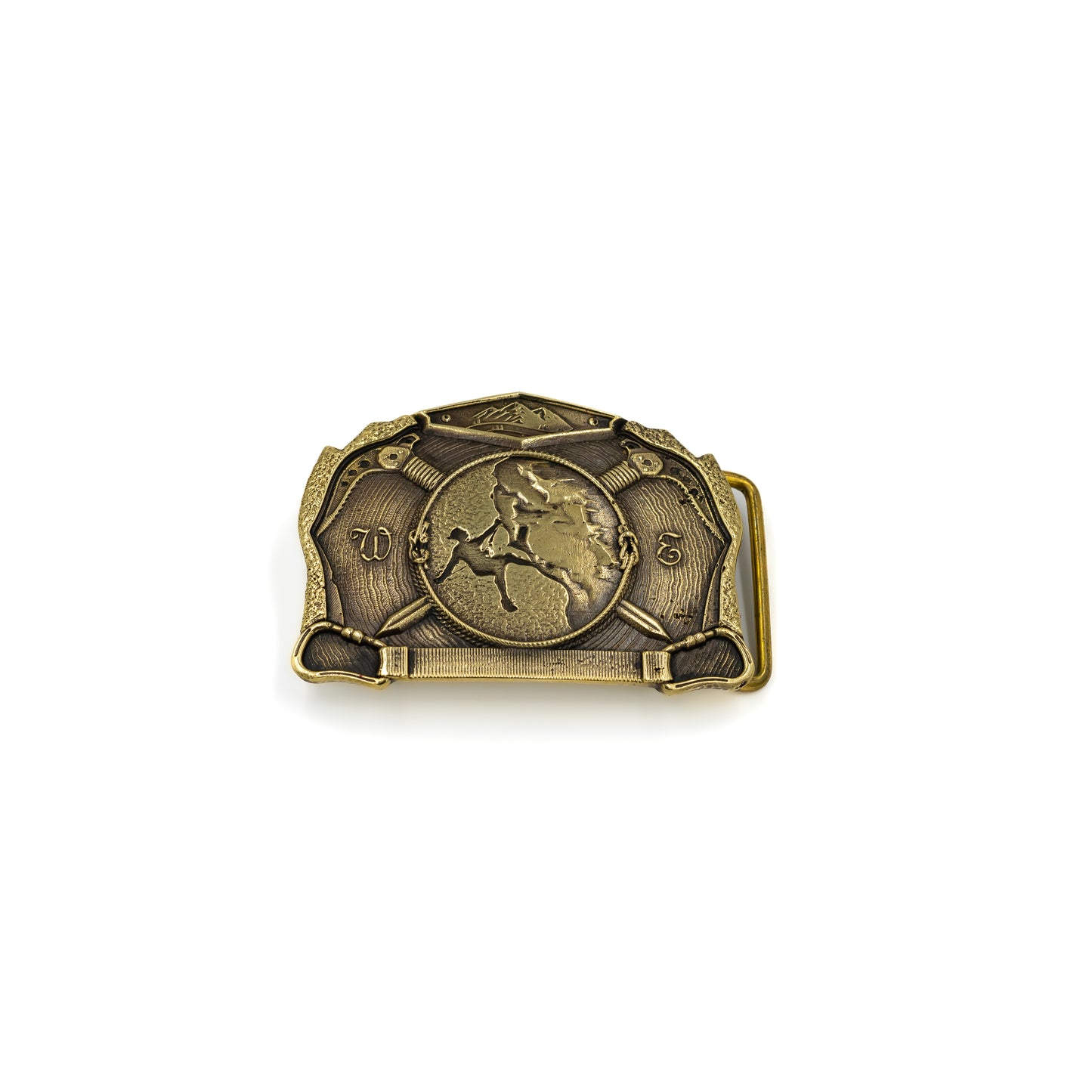 Brass buckle "Climbing"