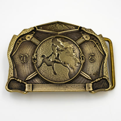 Brass buckle "Climbing"