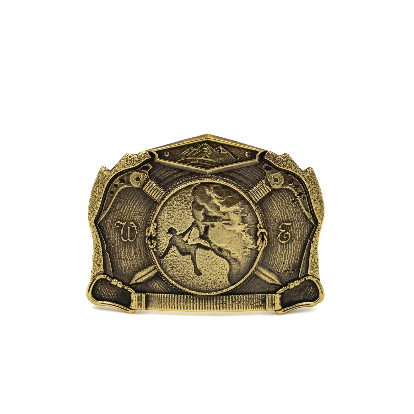 Brass buckle "Climbing"