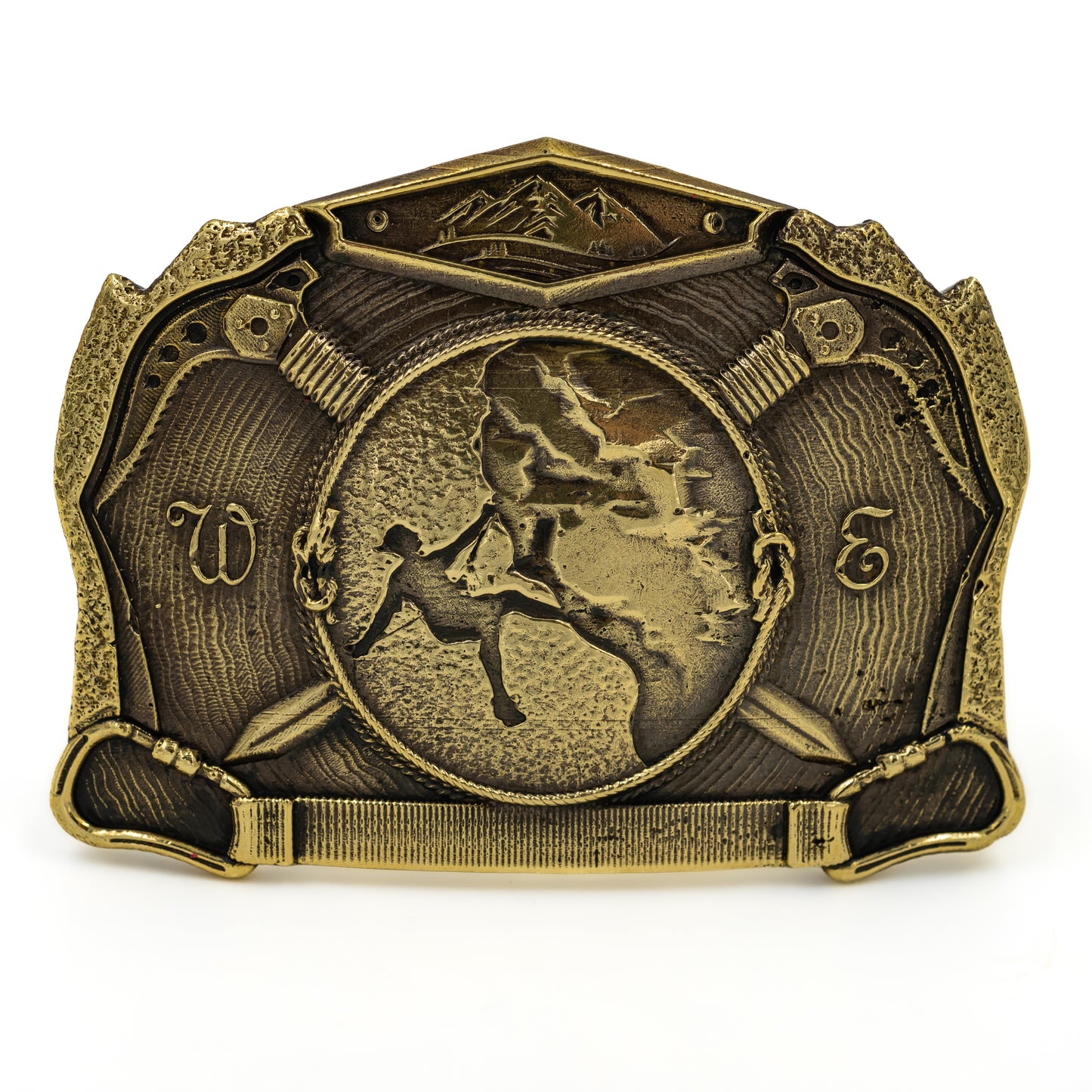 Brass buckle "Climbing"