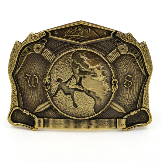 Brass buckle "Climbing"