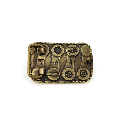 Brass buckle "BMX RACING"