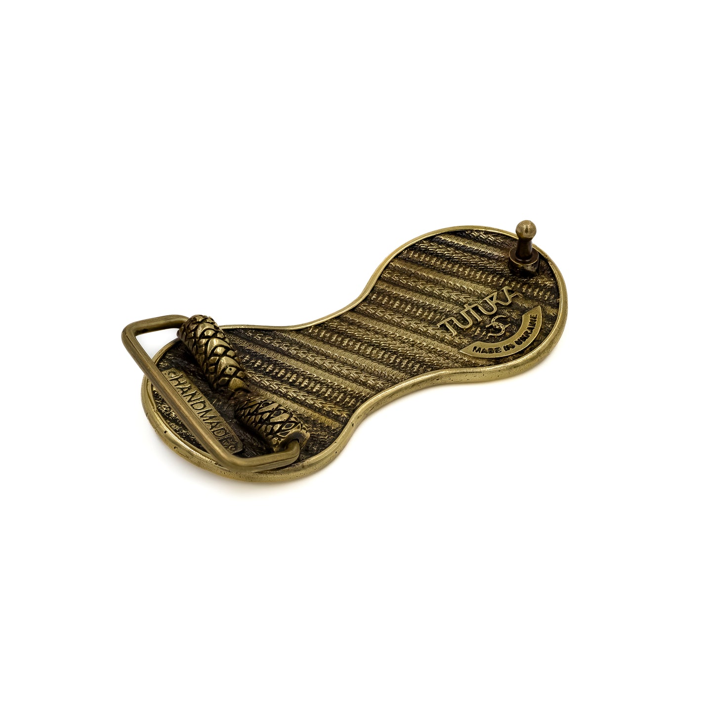 Brass buckle "Bike"