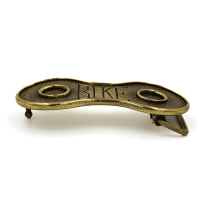 Brass buckle "Bike"