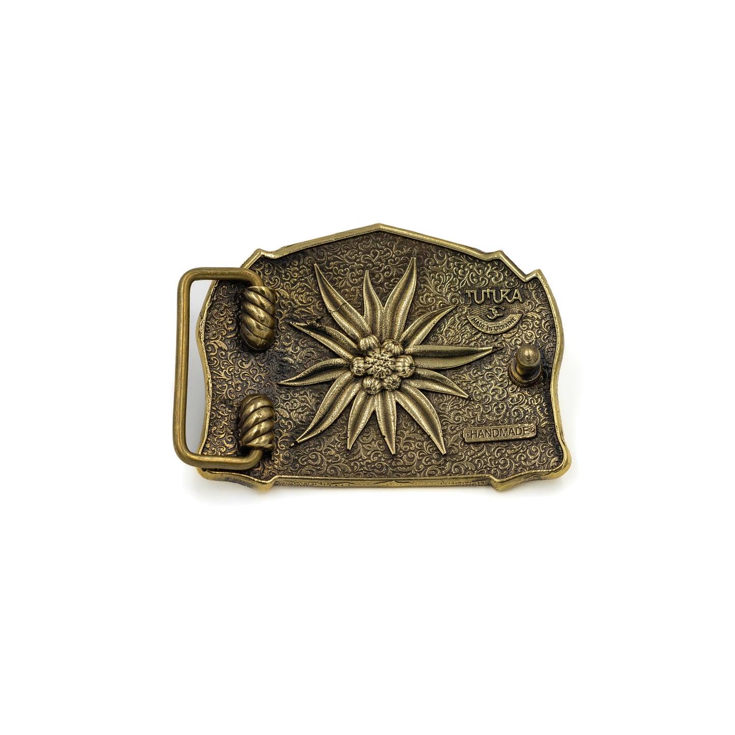 Brass buckle "Solar compass"