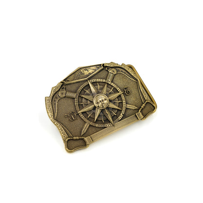 Brass buckle "Solar compass"