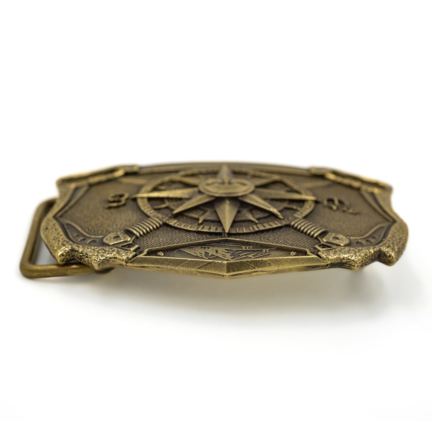 Brass buckle "Solar compass"