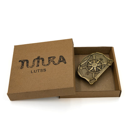 Brass buckle "Solar compass"