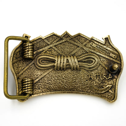 Brass buckle "Alpinist"