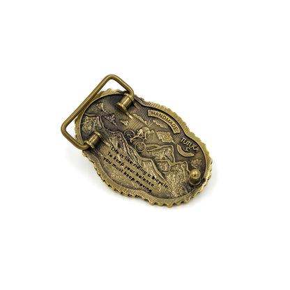 Brass buckle "Bicycle Trip"