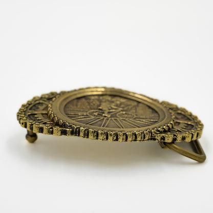 Brass buckle "Bicycle Trip"