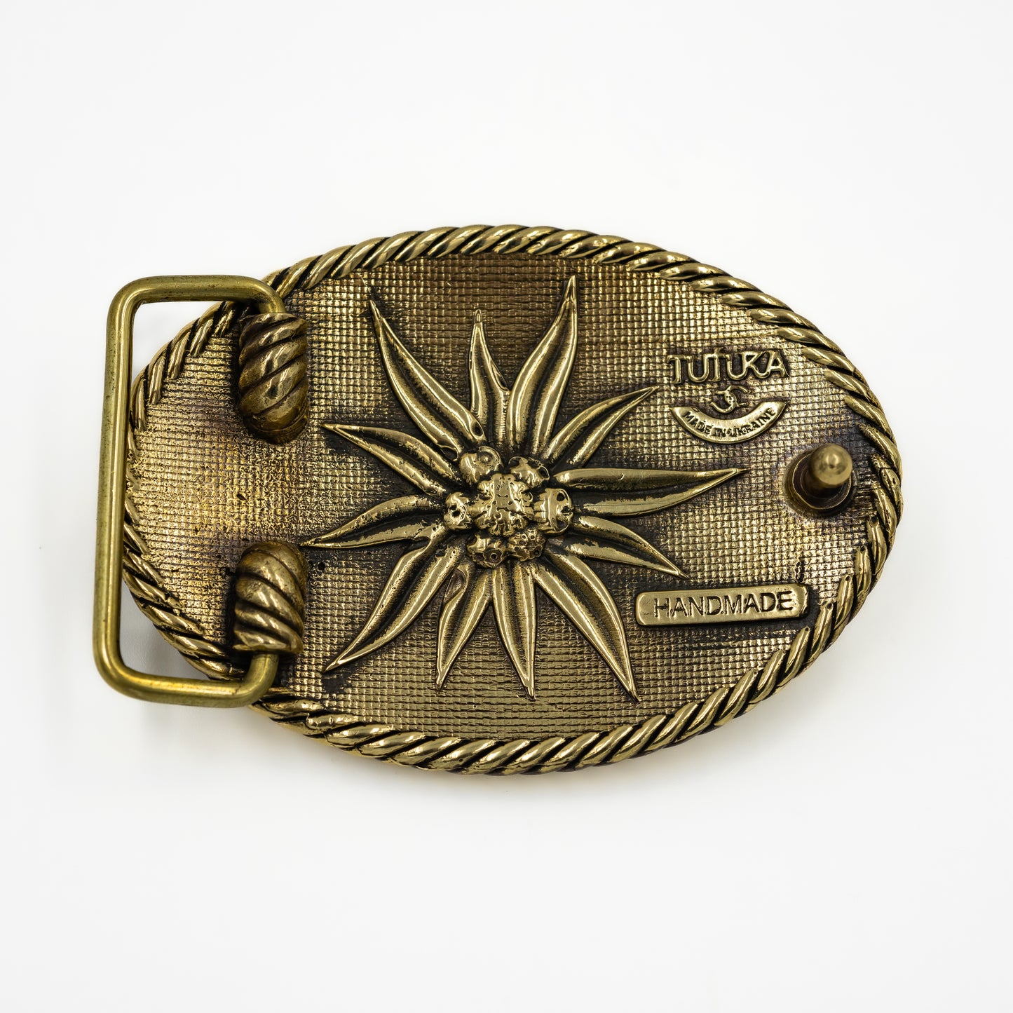 Brass buckle "Vertex"