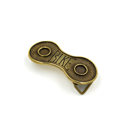 Brass buckle "Bike"