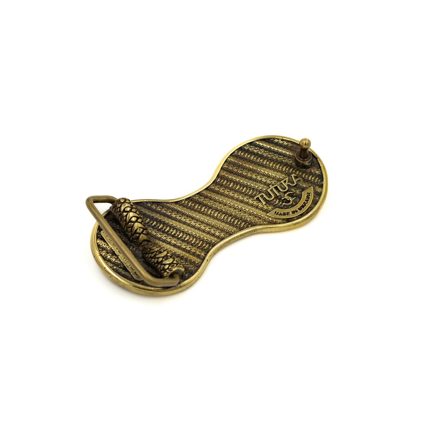 Brass buckle "Bike"