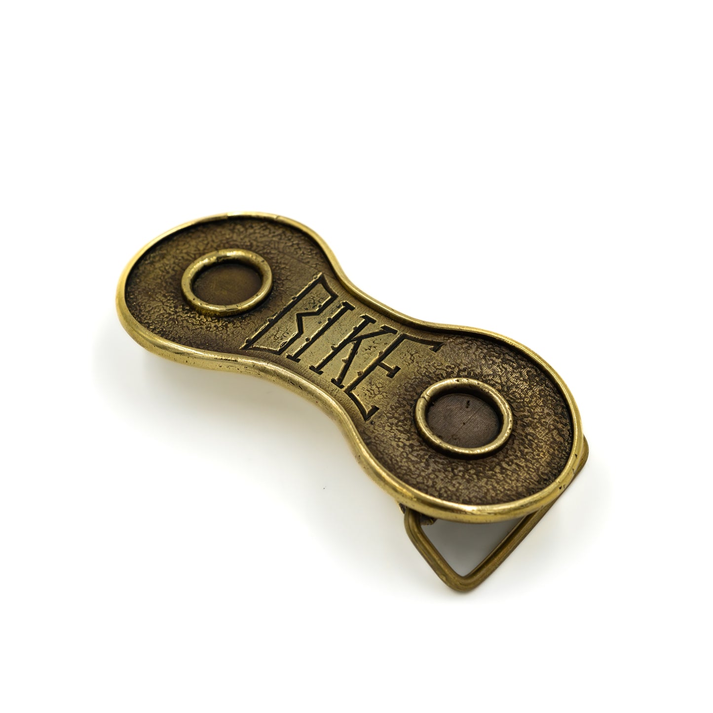 Brass buckle "Bike"