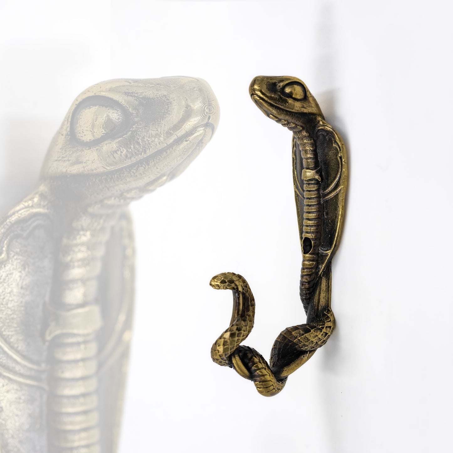 Handmade Wall Hook "Enchanted Cobra"